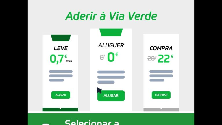 Via Verde: Alugar ou Comprar – Qual a Melhor Opção?