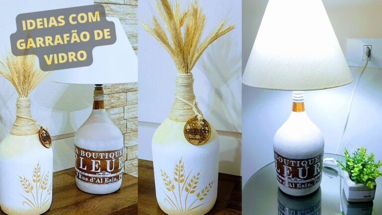 Garrafoes de Vidro Antigos: Beleza e Elegancia