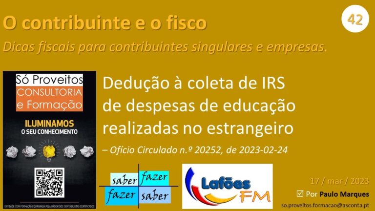 Despesas com Advogados e sua Inclusão no IRS